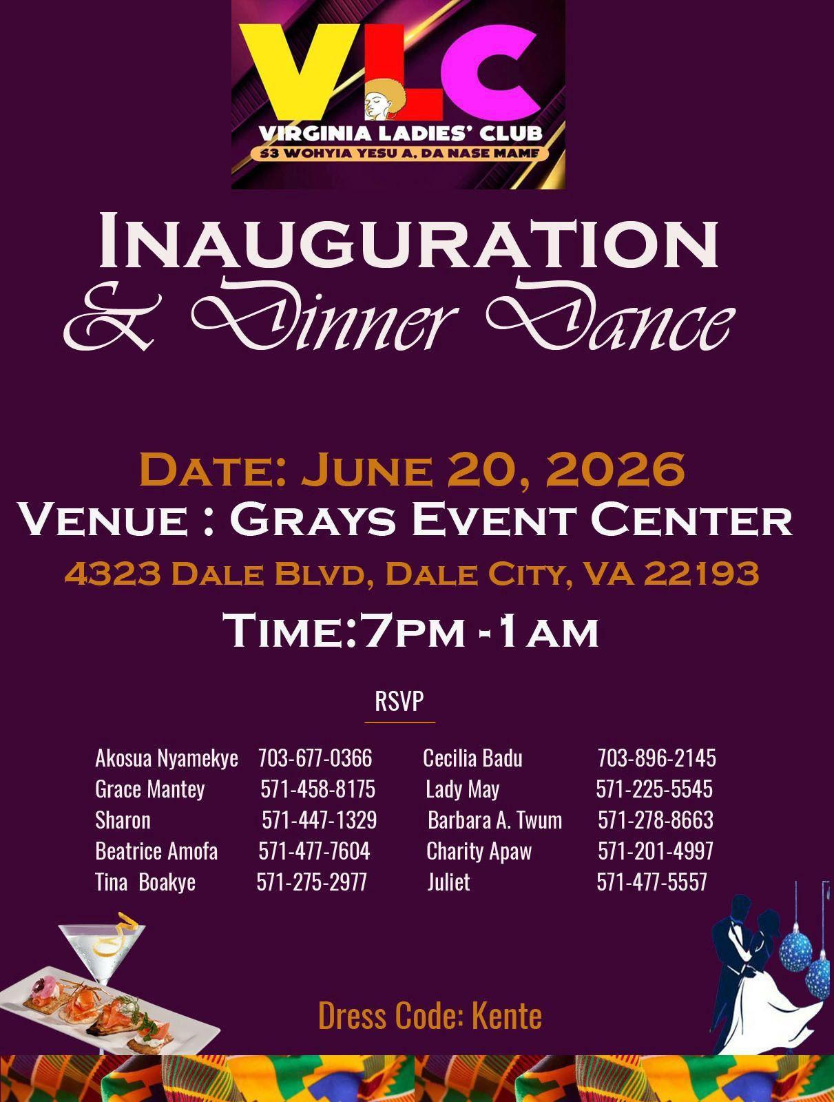 Virginia Ladies Club Inauguration Dinner Dance